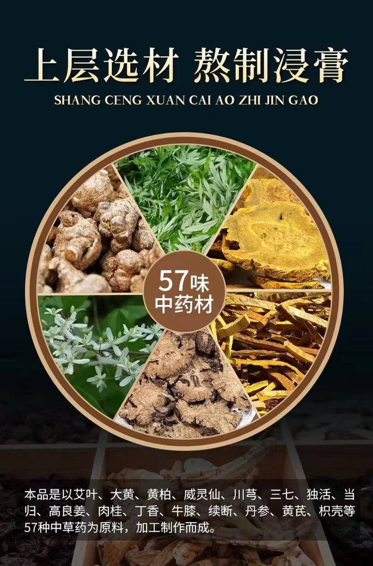 草本热灸膏 热灸膏 OEM贴牌代加工 墨灸膏泥灸纯中药700g理_1a39647c.jpg