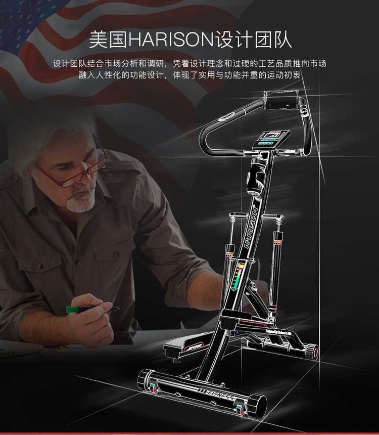 美国汉臣 HARISON踏步机HR-309 家用静音登山运动踏步_e709031f.jpg